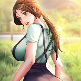 그녀는 운동 중