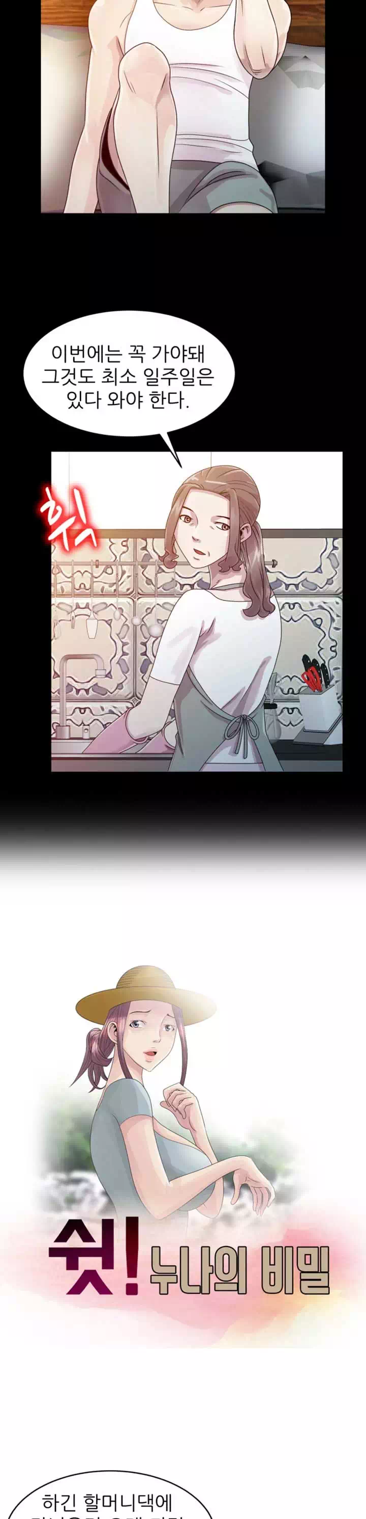 쉿! 누나의 비밀 프롤로그 - 웹툰 이미지 3